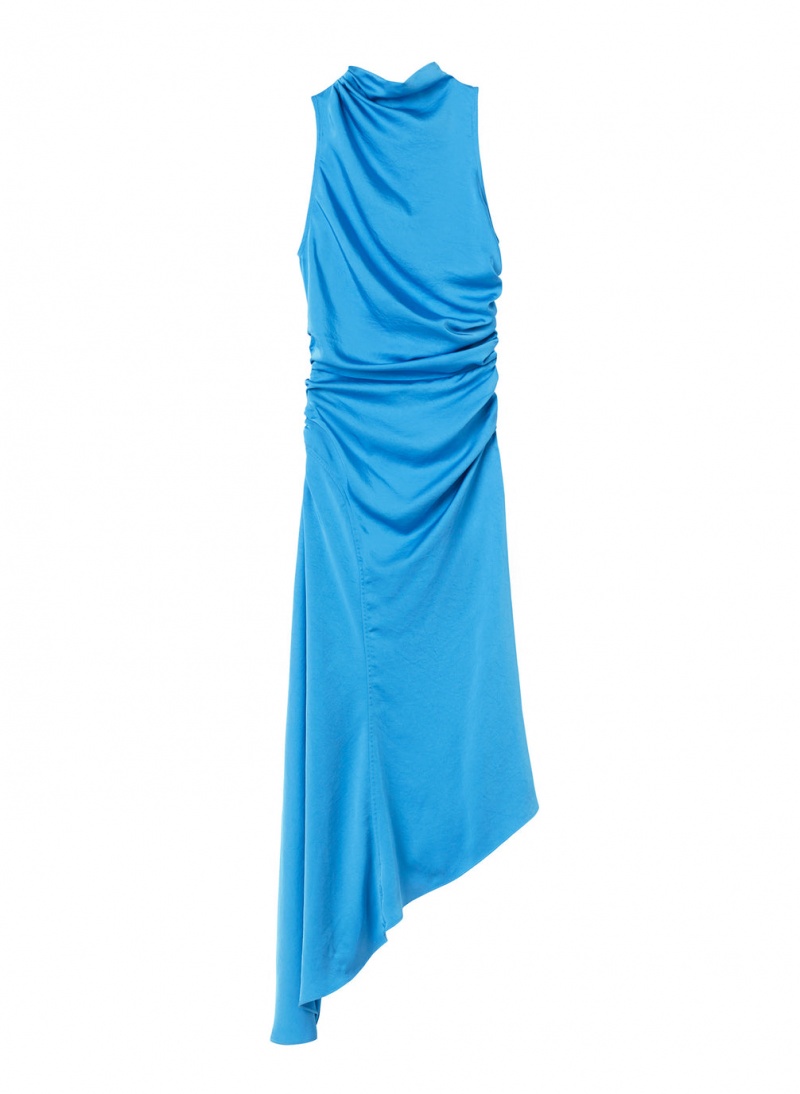 A.L.C Dress 2024 Sale Outlet - Ibiza Iggy Satin Midi Dress Womens